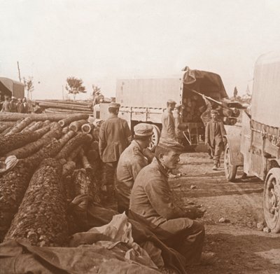 Voi Sacrée, Verdun, उत्तरी फ्रांस, c1914-c1918 पर ट्रक। द्वारा अज्ञात