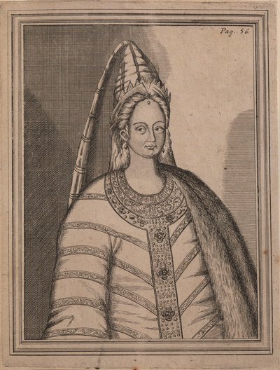 ज़ारिना इरिना गोडुनोवा 1557-1603, रूस के ज़ार फोडोर I की पत्नी। द्वारा अज्ञात