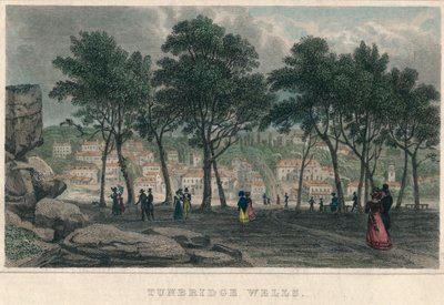 टुनब्रिज वेल्स, 1828। द्वारा अज्ञात