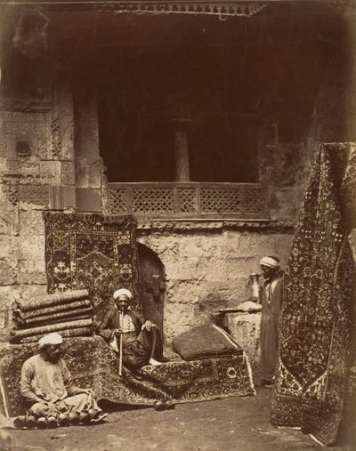 तुर्की कालीन बाजार, काहिरा, सीए। 1880. द्वारा अज्ञात