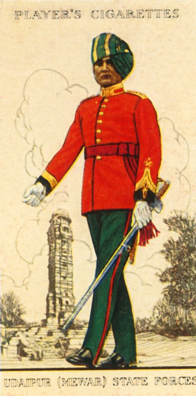 उदयपुर मेवाड़ राज्य बल, 1936। द्वारा अज्ञात