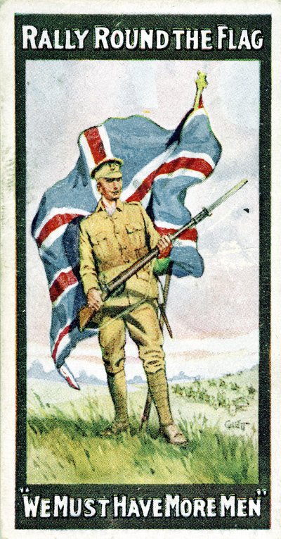 यूनाइटेड किंगडम : सिगरेट कार्ड - WW1 भर्ती द्वारा अज्ञात