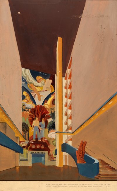 शीर्षकहीन भित्ति अध्ययन, सीए। 1939. द्वारा अज्ञात