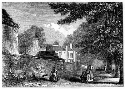 अपर फ्लास्क टैवर्न, हैम्पस्टेड हीथ, जॉर्ज स्टीवंस का निवास, 1840 द्वारा अज्ञात