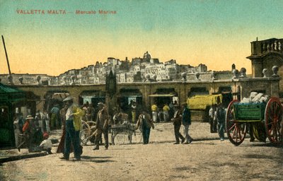 वालेटा माल्टा - मरीना मार्केट, c1918-c1939। द्वारा अज्ञात