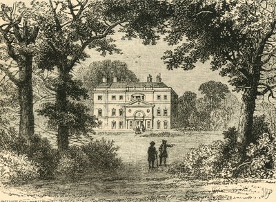 वेन हाउस, 1800 में, c1876। द्वारा अज्ञात
