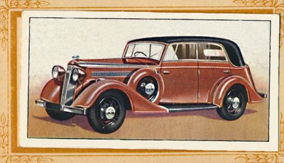वॉक्सहॉल बिग सिक्स विंगम कैब्रियोलेट, c1936 द्वारा अज्ञात