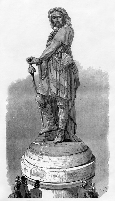1882-1884, दीजोन, फ्रांस के पास एलेसिया में वर्सिगेटोरिक्स मेमोरियल द्वारा अज्ञात