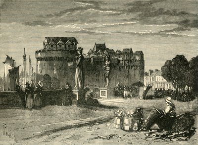 नांतेस, 1890 में देखें। द्वारा अज्ञात
