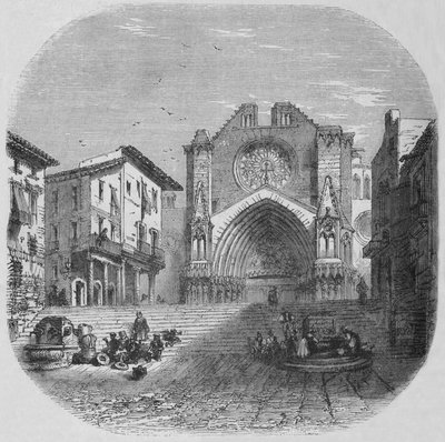 तारागोना में देखें, c1880 द्वारा अज्ञात
