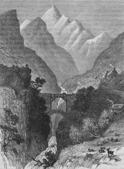 Pyrenees में देखें, c1880 द्वारा अज्ञात