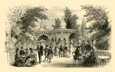 सरे गार्डन में देखें, c1878 द्वारा अज्ञात