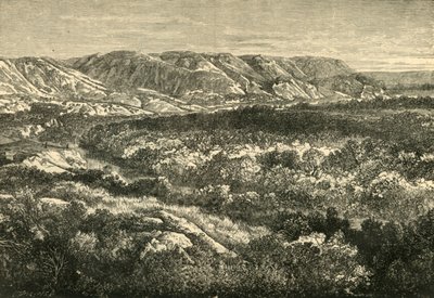 जॉर्डन की घाटी में देखें, 1890। द्वारा अज्ञात