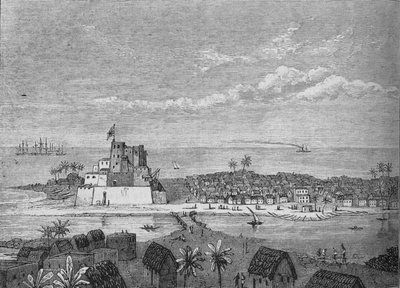 एल्मिना का दृश्य, c1880 द्वारा अज्ञात