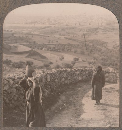 पीटर्स हाउस से यरूशलेम का दृश्य, c1900 द्वारा अज्ञात