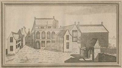 1784 के ऑक्सफोर्ड काउंटी में मिनस्टर लवल प्रियरी का दृश्य द्वारा अज्ञात