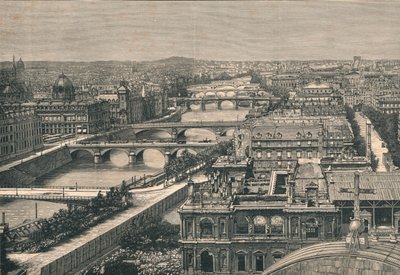 पेरिस का दृश्य, शोवन द सेवन ब्रिज, 1882 द्वारा अज्ञात