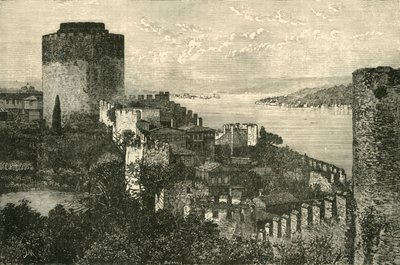 बोस्फोरस का दृश्य: यूरोप का महल, 1890। द्वारा अज्ञात