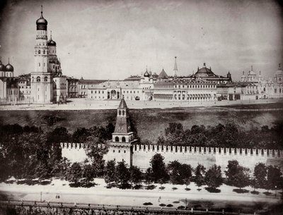 मास्को क्रेमलिन, रूस का दृश्य, c1870-c1875 द्वारा अज्ञात