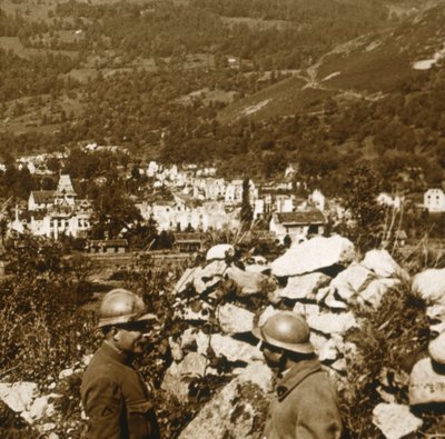 लाइनों का दृश्य, मेटाज़रल, उत्तरी फ्रांस, c1914-c1918 द्वारा अज्ञात