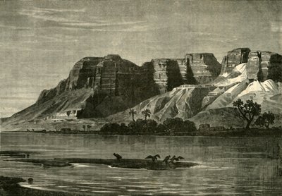 नील नदी पर देखें, 1890। द्वारा अज्ञात