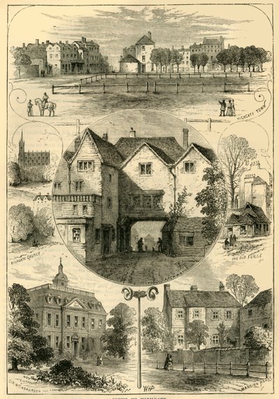 हाईगेट में दृश्य, c1876। द्वारा अज्ञात