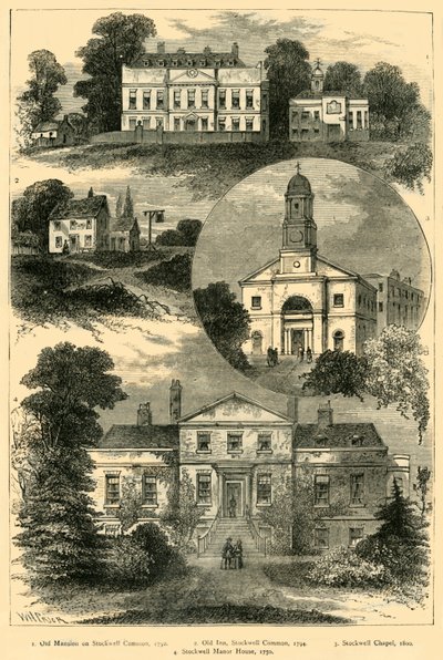 पुराने स्टॉकवेल में दृश्य, c1878। द्वारा अज्ञात