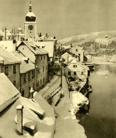 वैबहोफेन ऑन द यब्स, लोअर ऑस्ट्रिया, c1935। द्वारा अज्ञात