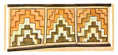 स्टाइलस मठ, तुर्की, 1928 में दीवार की सजावट। द्वारा अज्ञात