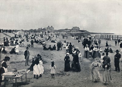 वाल्टन-ऑन-द-नज - समुद्र तट पर दृश्य, 1895 द्वारा अज्ञात