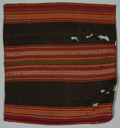 ताना पैटर्न कपड़ा, देर से 1800s। द्वारा अज्ञात
