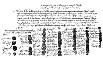 राजा चार्ल्स के निष्पादन के लिए वारंट, 1648, 1909 द्वारा अज्ञात