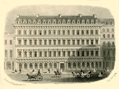 वाशिंगटन होटल, लिवरपूल, 1874। द्वारा अज्ञात