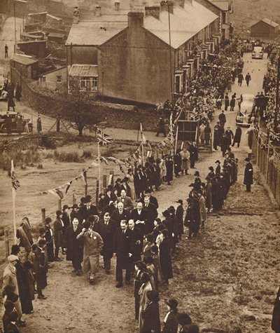 मॉनमाउथशायर का स्वागत - किंग एडवर्ड एटबर्टरी, 1936 नवंबर 1937। द्वारा अज्ञात