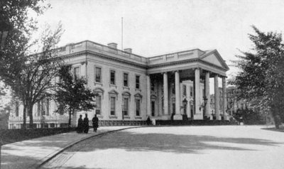 व्हाइट हाउस, वाशिंगटन, संयुक्त राज्य अमेरिका, 1901 द्वारा अज्ञात