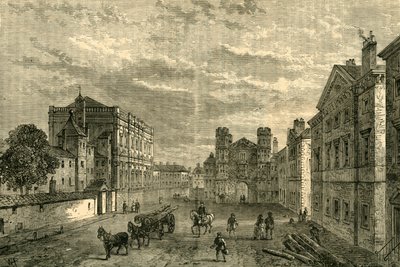 व्हाइटहॉल, लुकिंग टुवार्ड्स द होल्बिन गेटवे, 1881। द्वारा अज्ञात