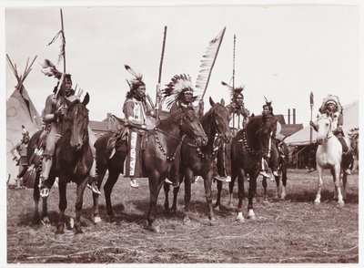 वाइल्ड वेस्ट शो, c 1905 द्वारा अज्ञात