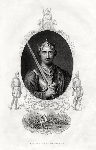 इंग्लैंड का विलियम I, जिसे विलियम द कॉन्करर के नाम से भी जाना जाता है, 1860 द्वारा अज्ञात