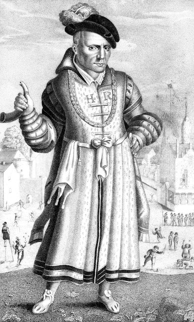 विलियम सोमरस, हेनरी VIII, 1825 के कोर्ट जस्टर द्वारा अज्ञात