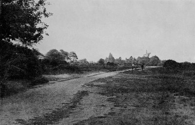 विंबलडन कॉमन एंड द विंडमिल, c1900, 1912 द्वारा अज्ञात