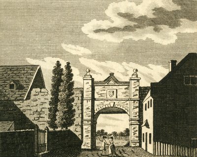 कैंटरबरी में Wincheap Gate, c1786। द्वारा अज्ञात