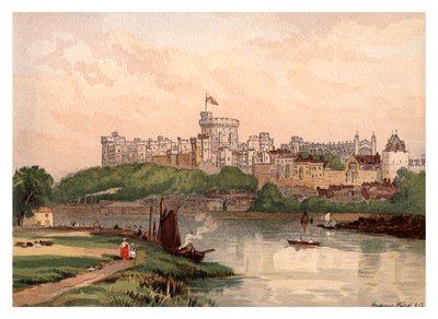 विंडसर कैसल, 1880 द्वारा अज्ञात