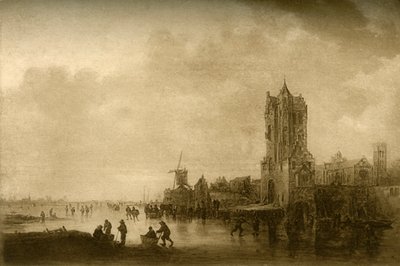 बर्फ पर सर्दी, 1645, 1908। द्वारा अज्ञात