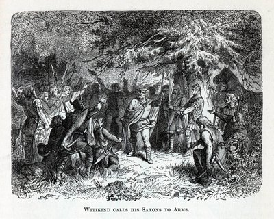 विटटेकिंड ने अपने सक्सोंस को 1882 में आर्म्स कहा द्वारा अज्ञात