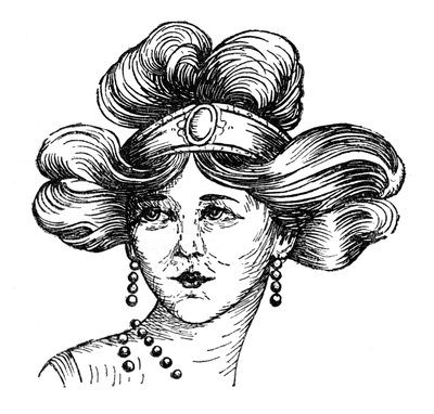 महिला केश, 1910 द्वारा अज्ञात