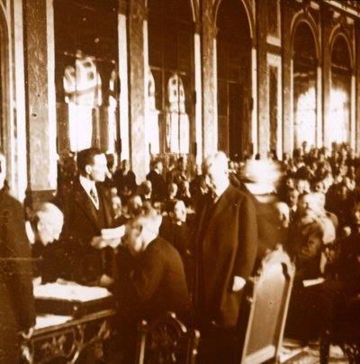 वुड्रो विल्सन, वर्साय की संधि, फ्रांस, 1919 द्वारा अज्ञात