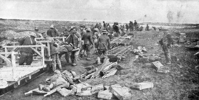 घायल निकासी स्थल, विमी, फ्रांस, प्रथम विश्व युद्ध, अप्रैल 1917 द्वारा अज्ञात