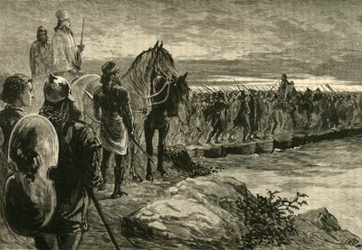 जेरक्स, द हेल्प्सोंट, 1890 को पार करते हुए। द्वारा अज्ञात