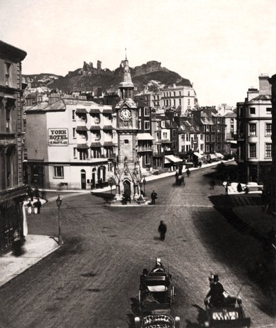 यॉर्क बिल्डिंग्स, हेस्टिंग्स, ससेक्स, c1900 द्वारा अज्ञात