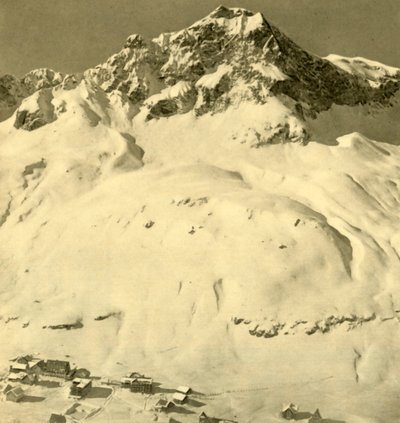 ज़ुआरस और हसेनफ्लुह शिखर, वोरलबर्ग, ऑस्ट्रिया, c1935। द्वारा अज्ञात